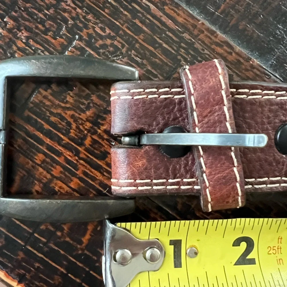 Georgia Boot Co Belt Mens Sz 50 Brown Genuine Leather